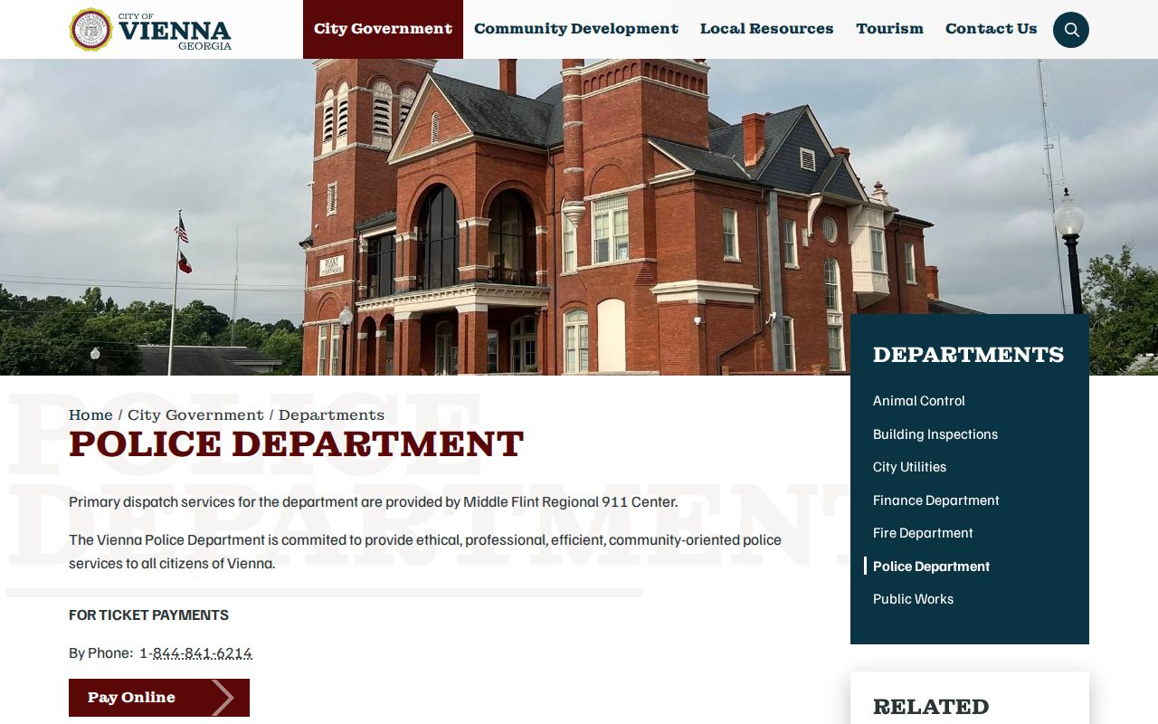 Vienna warrant records police and court clerk contacts