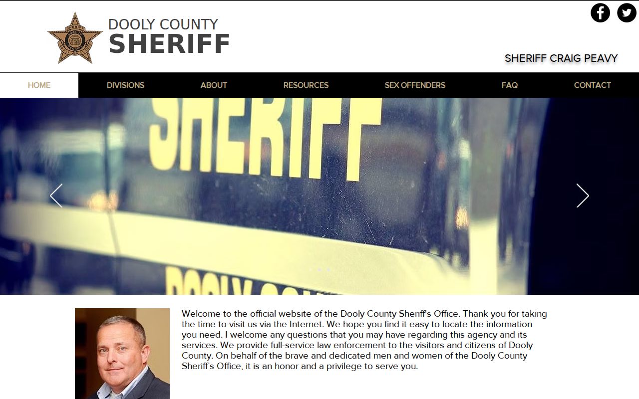 Dooly County Sheriff office and warrant division information